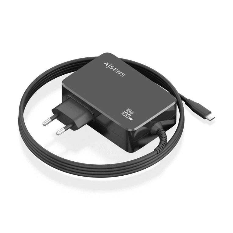 Cargador Aisens GaN 100W PD3.0 1xUSB-C 1.8m Negro — imagen 1