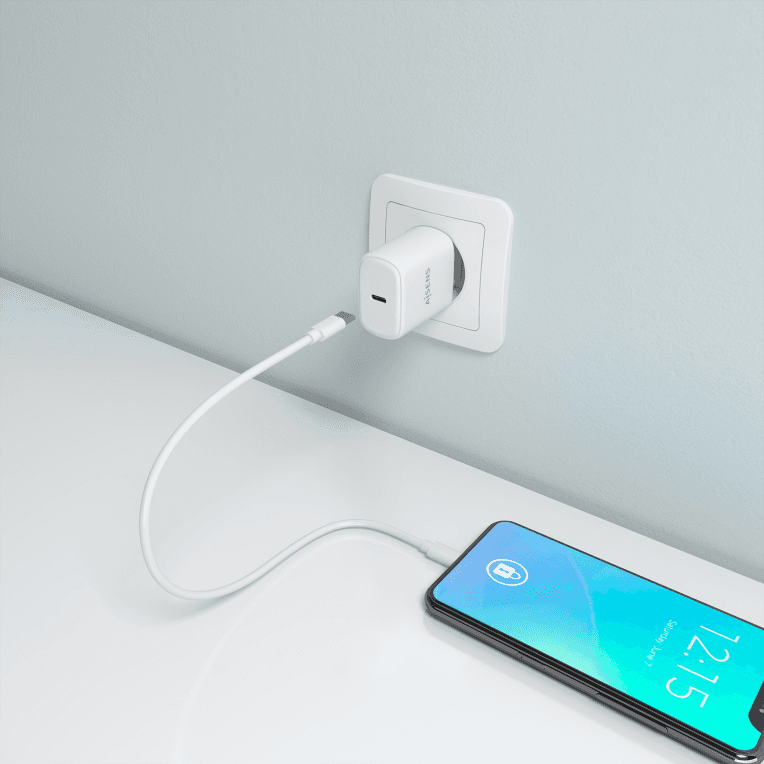 Cargador Aisens Gan 30W 1xUsb-C Pd3.0 Blanco 2 miniatura 6