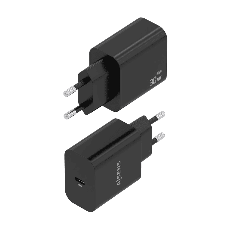 Cargador Aisens GaN 30W 1xUSB-C PD3.0 Negro miniatura 4