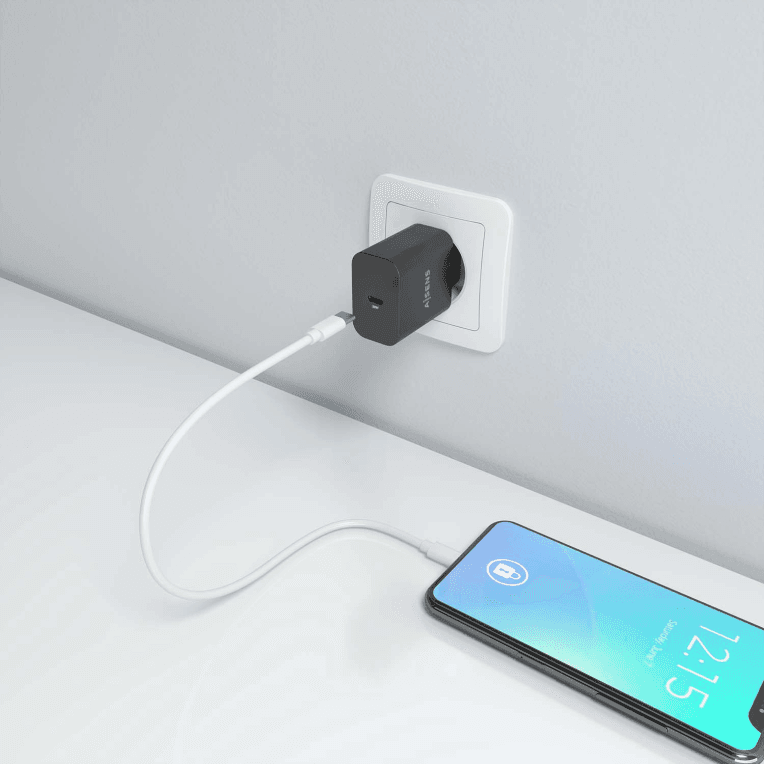 Cargador Aisens GaN 30W 1xUSB-C PD3.0 Negro miniatura 6