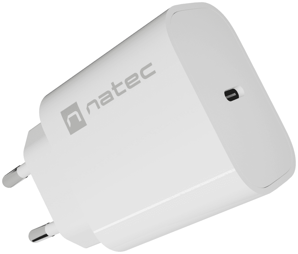 CARGADOR NATEC RIBERA 20W 1XUSB-C PD3.0 BLANCO miniatura 3
