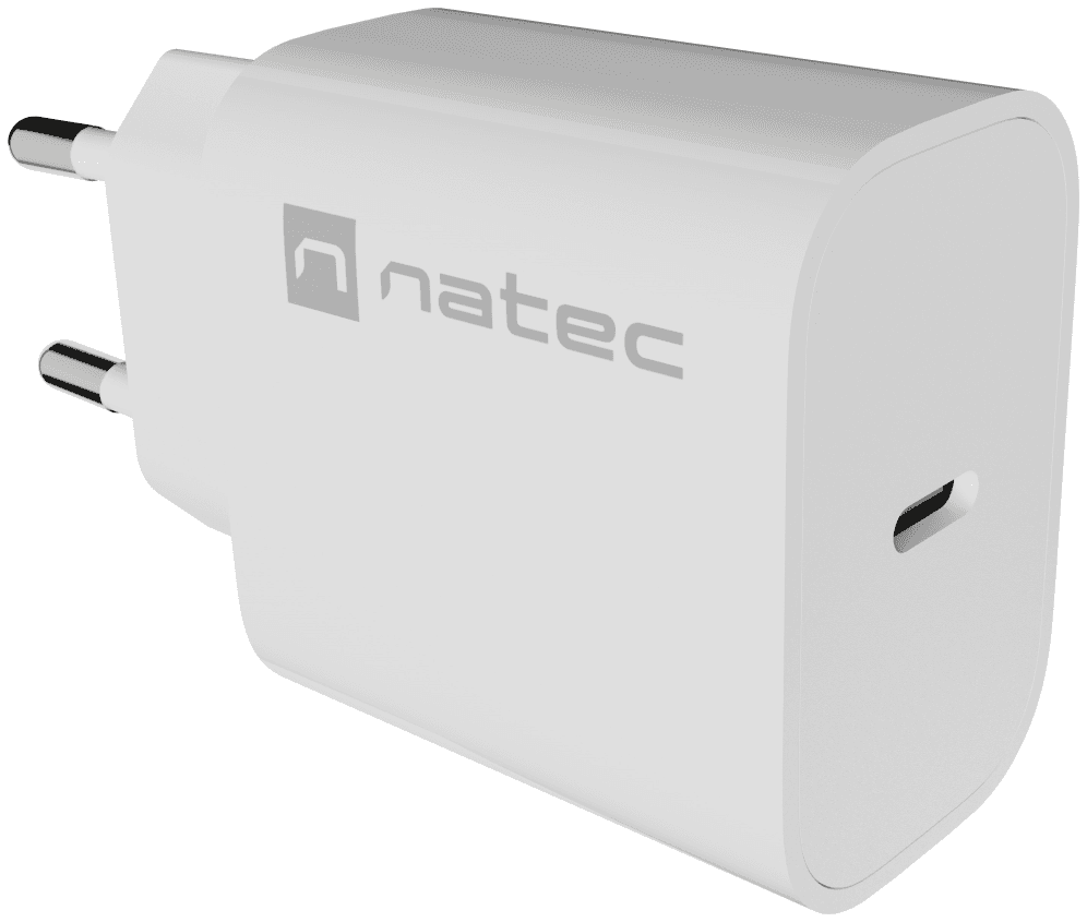 CARGADOR NATEC RIBERA 20W 1XUSB-C PD3.0 BLANCO miniatura 6