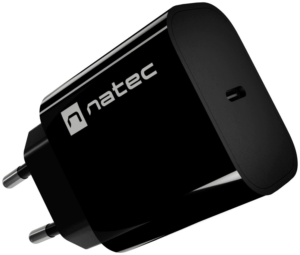 CARGADOR NATEC RIBERA 20W 1XUSB-C PD3.0 NEGRO miniatura 3