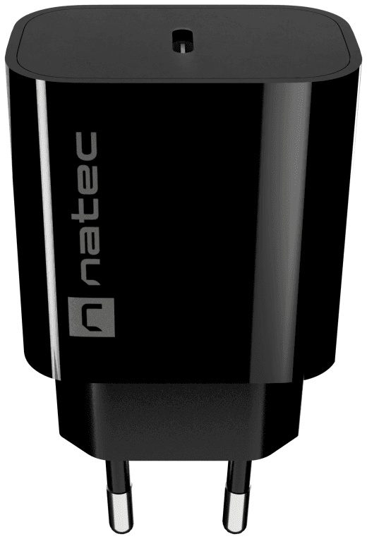 CARGADOR NATEC RIBERA 20W 1XUSB-C PD3.0 NEGRO miniatura 4