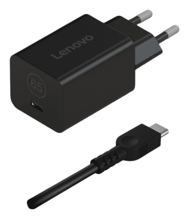 Cargador para portátil Lenovo Tipo-C 65W Negro — imagen 1