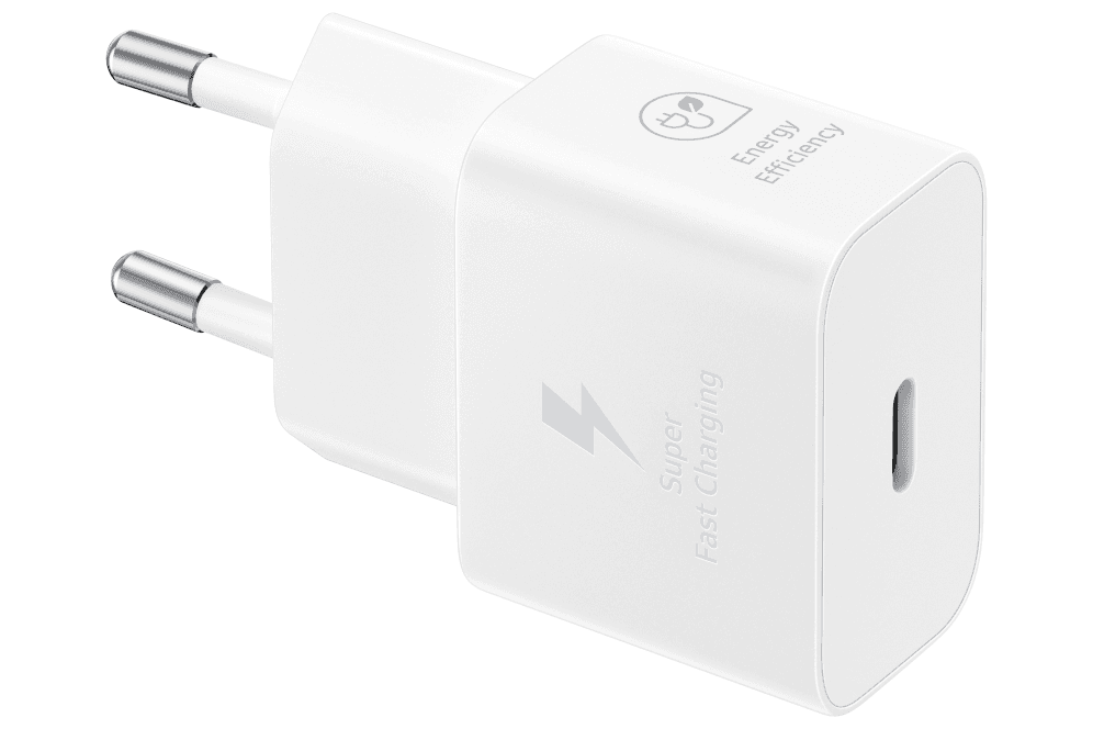 Cargador Samsung USB-C 25W GaN Blanco Sin Cable miniatura 2