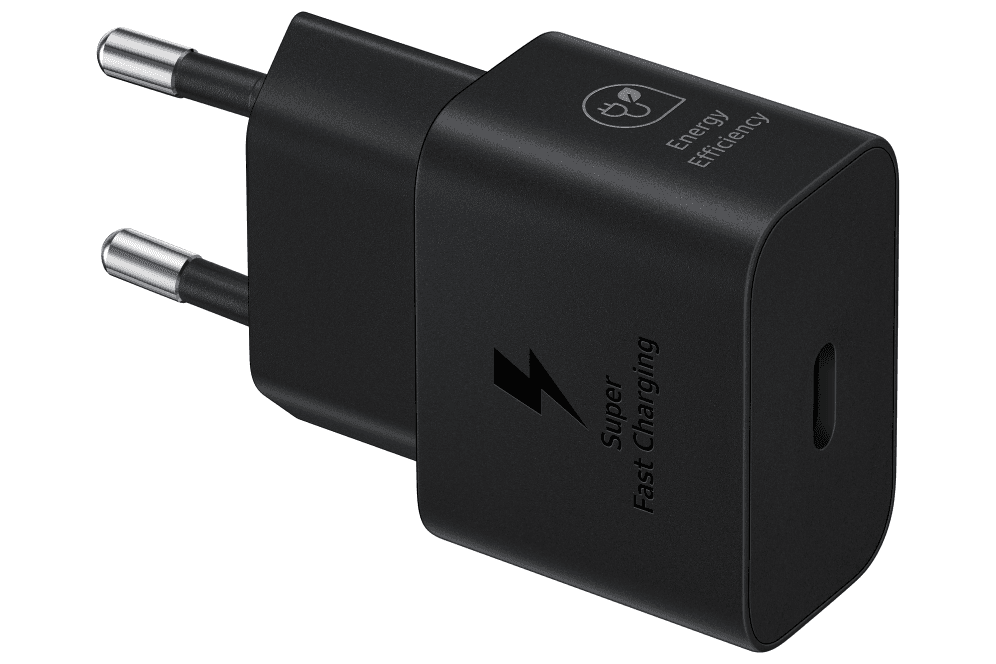Cargador Samsung USB-C 25W GaN Negro Sin Cable — imagen 1
