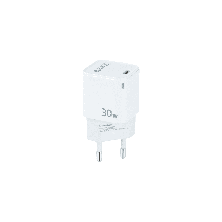 Cargador Tooq GAN USB-C PD 30W — imagen 1