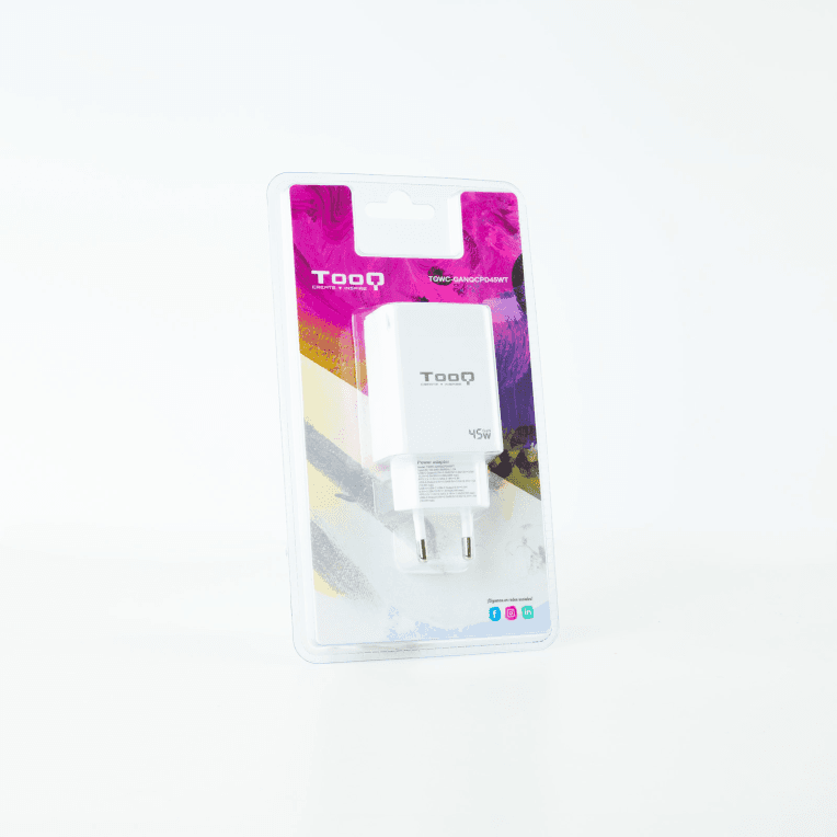 Cargador Tooq GAN USB-C PD USB-A QC 45W miniatura 7