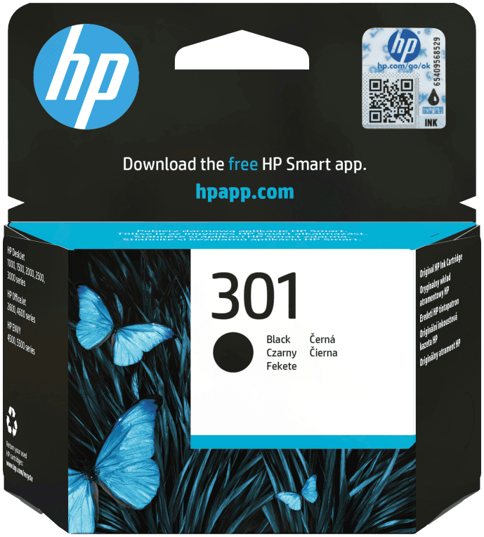 Cartucho de Tinta HP 301 Negro — imagen 1