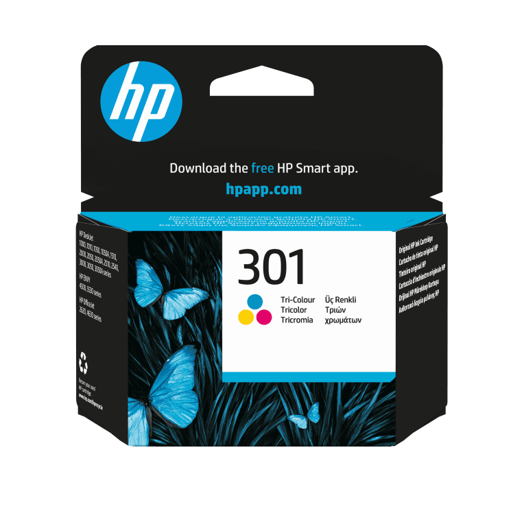 Cartucho de Tinta Silla Hp 301 Tricolor — imagen 1