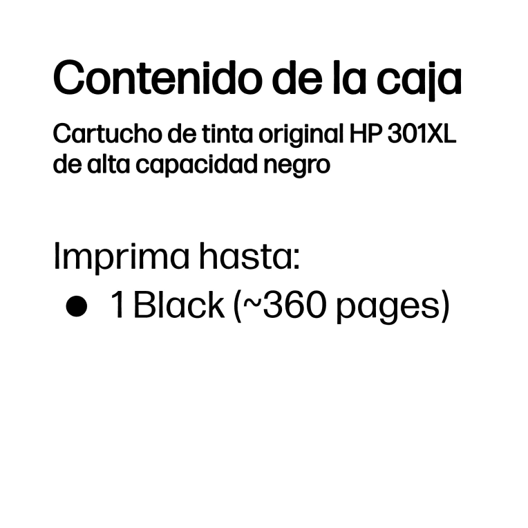 Cartucho de Tinta Silla Hp 301Xl Negro miniatura 4
