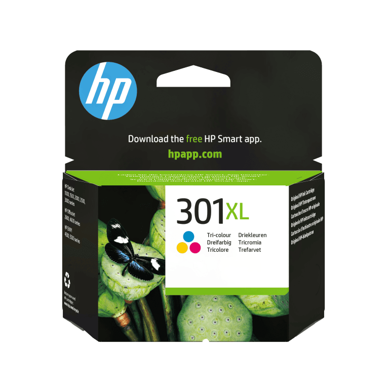 Cartucho de Tinta Silla Hp 301Xl Tricolor — imagen 1