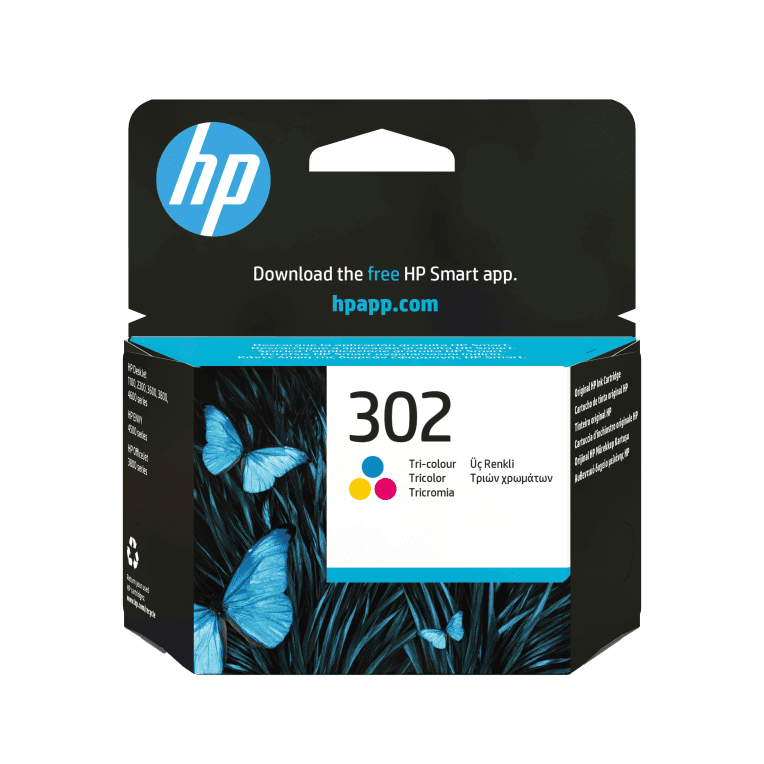 Cartucho de Tinta Silla HP 302 Tricolor miniatura 2