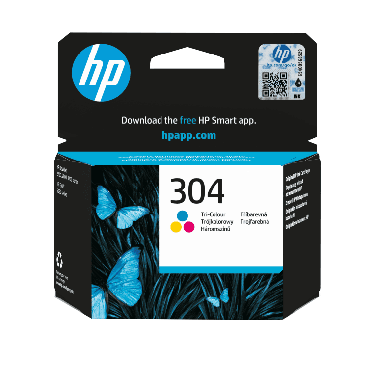 Cartucho de Tinta Silla HP 304 Tri-Color miniatura 2