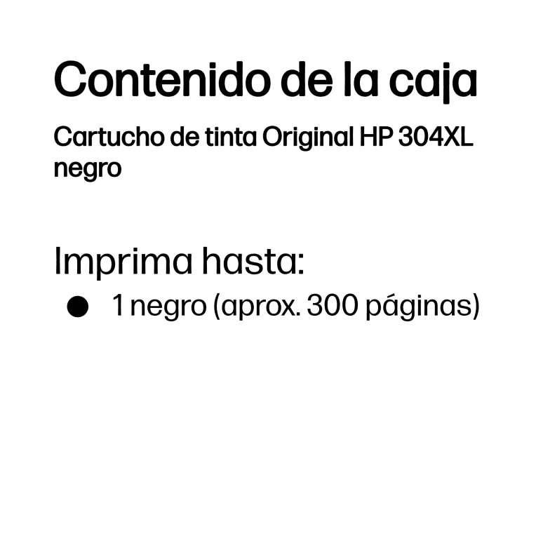 Cartucho de Tinta Silla HP 304XL Negro miniatura 4