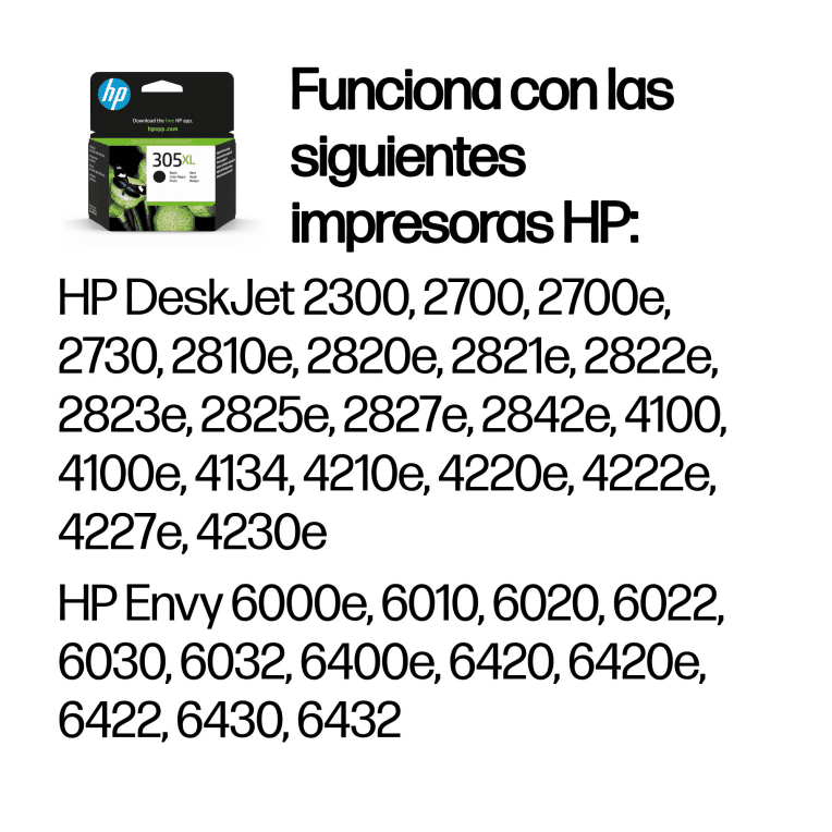 Cartucho de Tinta Silla HP 305XL Negro miniatura 3