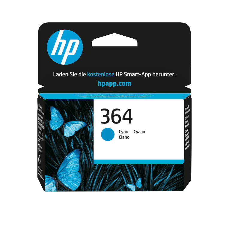 Cartucho de Tinta Silla Hp 364 Cian — imagen 1