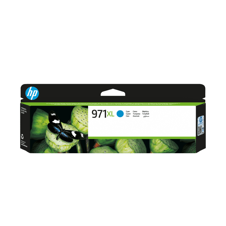 Cartucho de Tinta Silla HP 971XL Cian — imagen 1