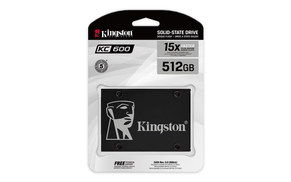 Disco Duro SSD Kingston KC600 512GB Sata 3 miniatura 5