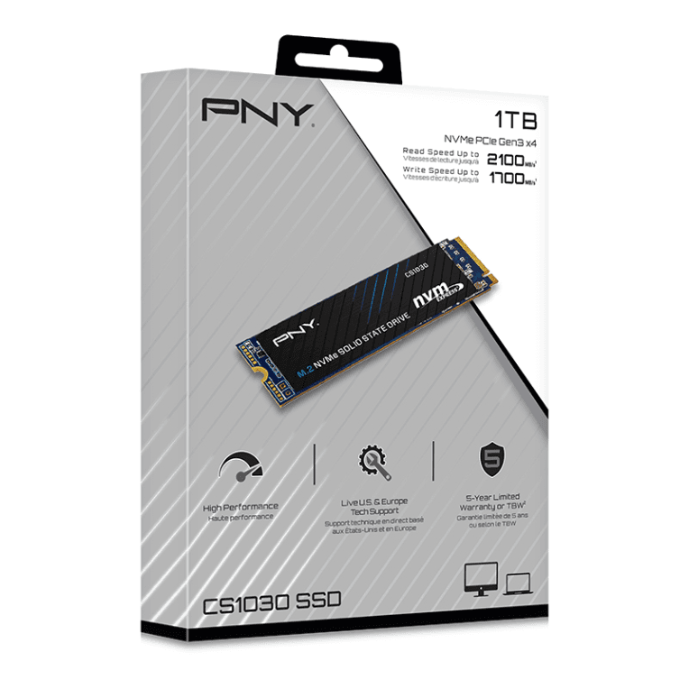 Disco Duro SSD Pny CS1030 1TB NVME Gen3 miniatura 2