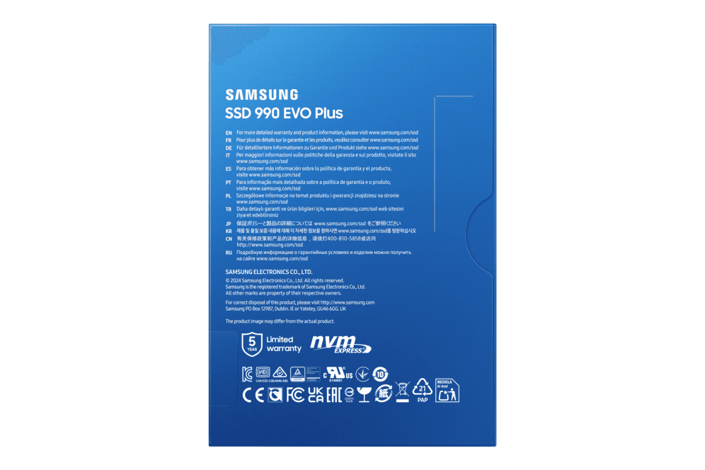 Disco Duro SSD Samsung 990 EVO Plus 2TB NVME miniatura 6