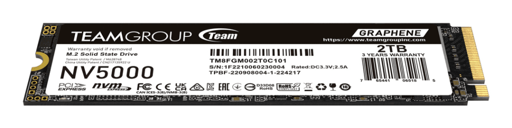 Disco Duro SSD Teamgroup NV 5000 2 TB NVME Gen4 miniatura 2