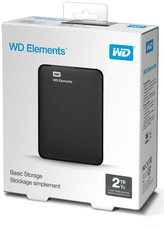 DISCO EXT WD 2,5 2TB ELEMENTS USB 3.0 NEGRO miniatura 7