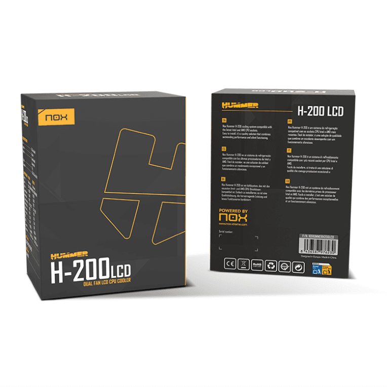 Disipador NOX Hummer H-200 LCD miniatura 12