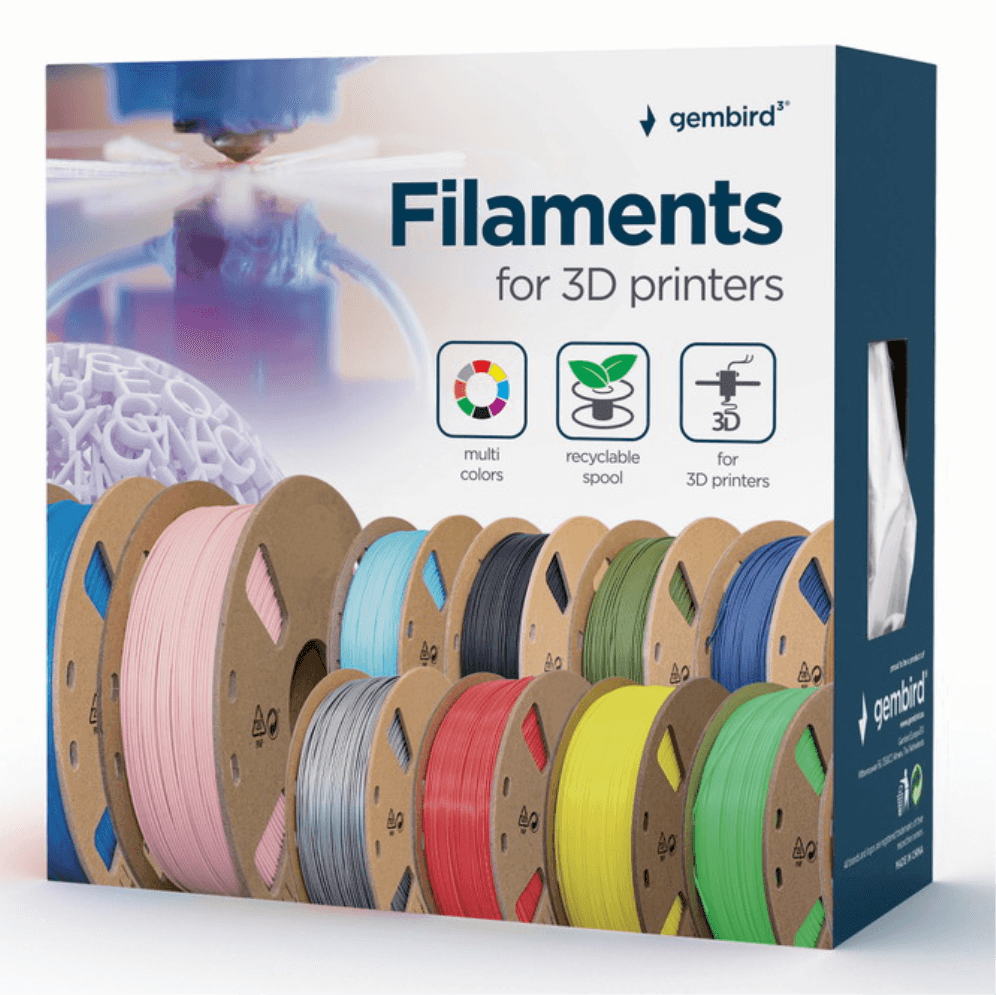 Filamento Gembird Pla Rojo 1.75mm 200g