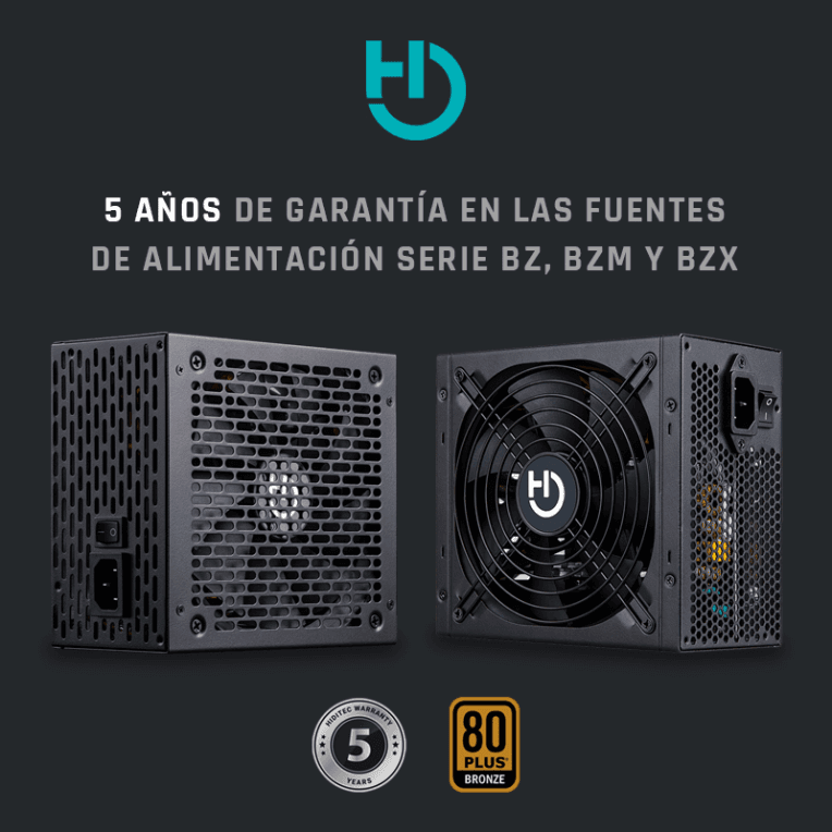 Fuente Hiditec Gaming 650W 80+ Bronze miniatura 5
