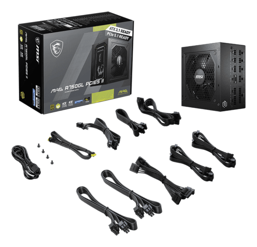 Fuente Msi MAG A750GL PCIE5 II miniatura 5