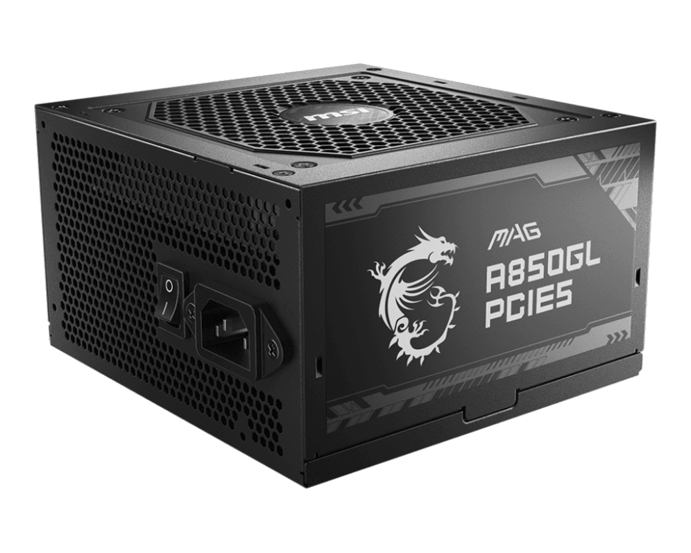 Fuente Msi MAG A850GL PCIE5 850W 80+ Gold