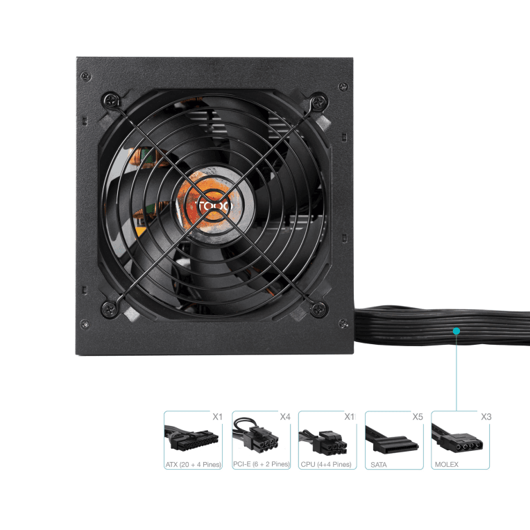 Fuente Tooq 750W 80+ Bronze miniatura 3
