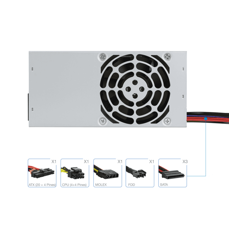 Fuente Tooq Ecopower II TFX 500W miniatura 9