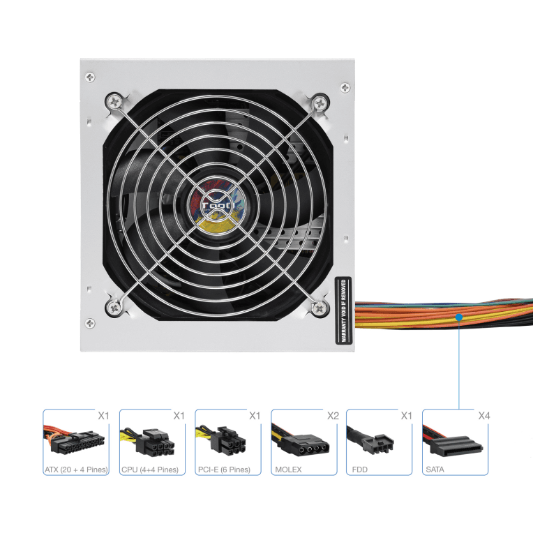 Fuente Tooq TQAPOLO-500SP 500W miniatura 3