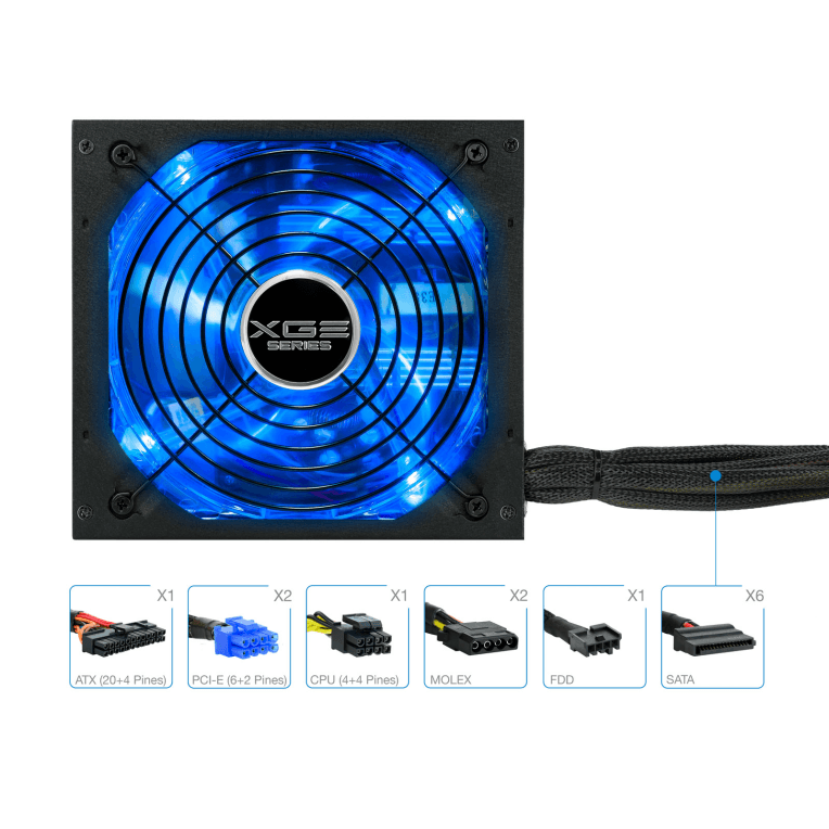 Fuente Tooq XGEII 700W 80+ Bronze miniatura 3