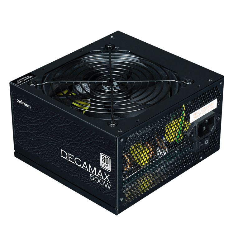 Fuente Zalman Decamax 500W 80+ Negra miniatura 2
