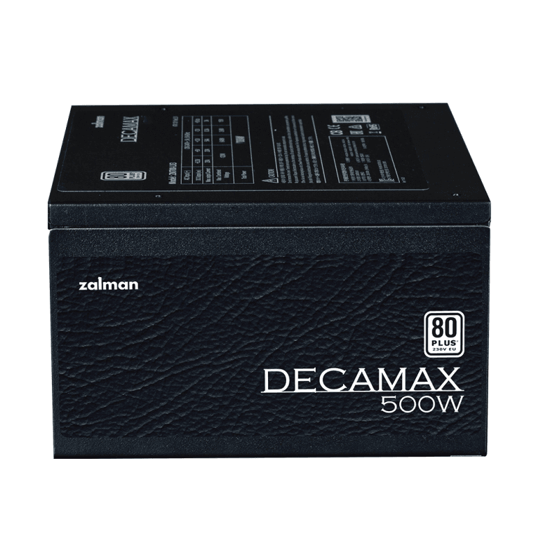 Fuente Zalman Decamax 500W 80+ Negra miniatura 5