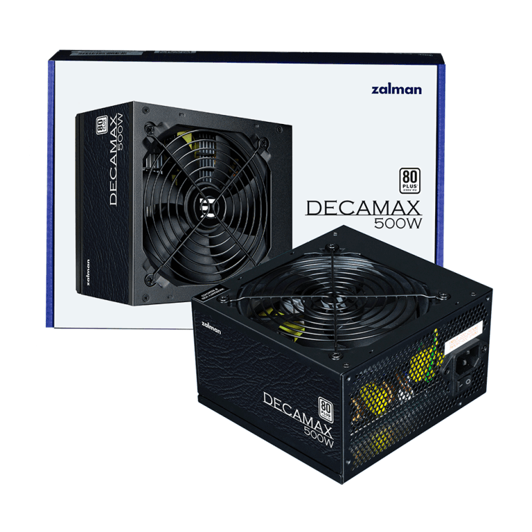 Fuente Zalman Decamax 500W 80+ Negra miniatura 7