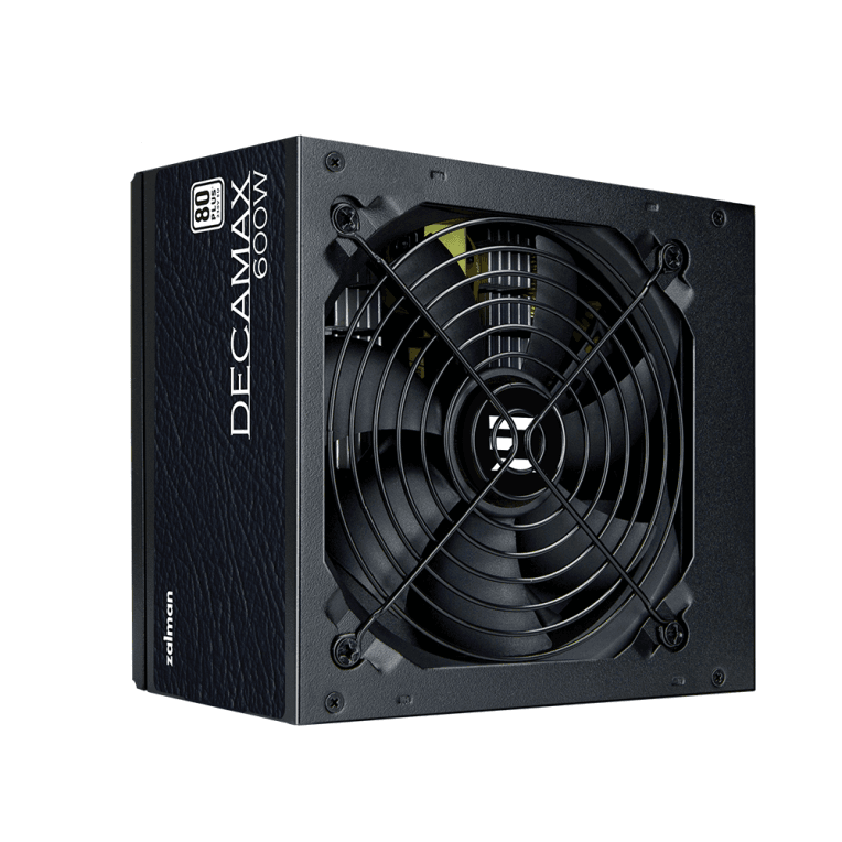 Fuente Zalman Decamax 600W 80+ Negra — imagen 1