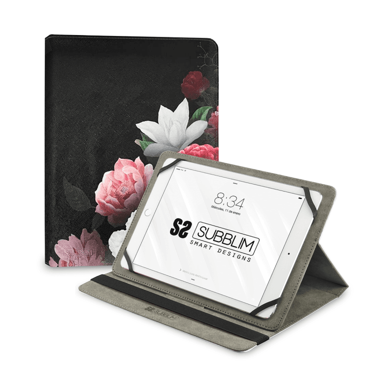 Funda de Tablet Subblim Trendy Case Rosas 11"
