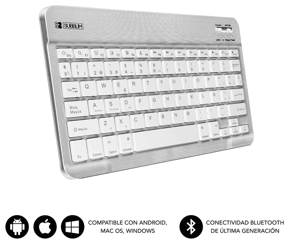 FUNDA TABLET SUBBLIM KEYTAB USB 10,1" ENGLAND miniatura 2