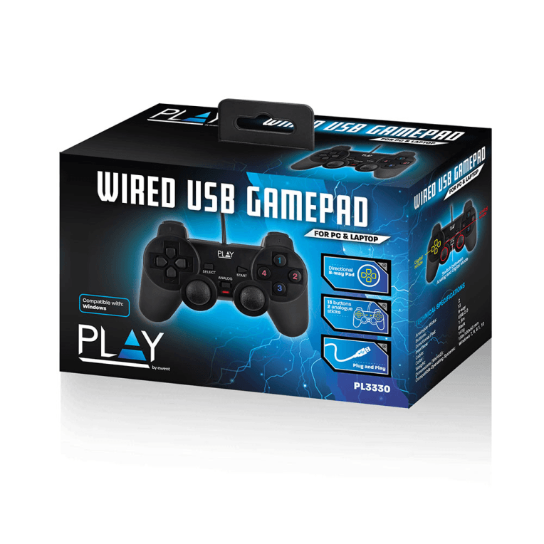 GamePad Ewent Pc Consola Cable Usb 1.5m miniatura 4