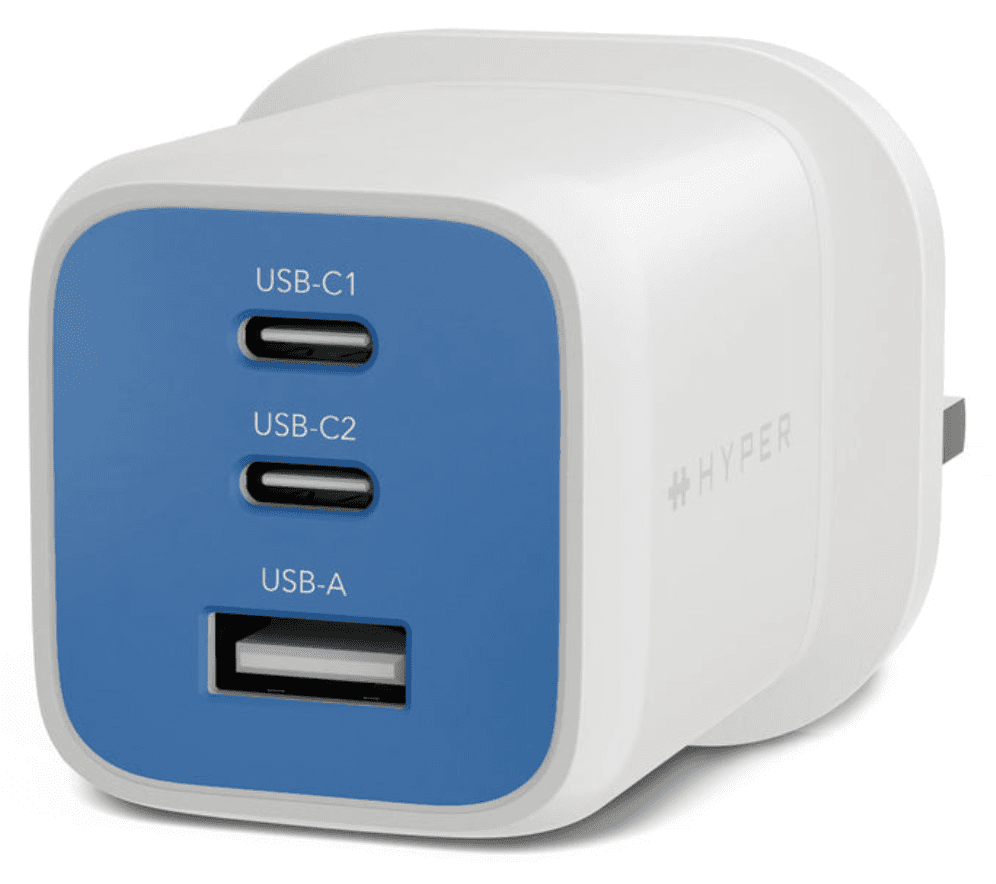 HYPER JUICE FLEX 65W GAN CHARGER - BLUE — imagen 1