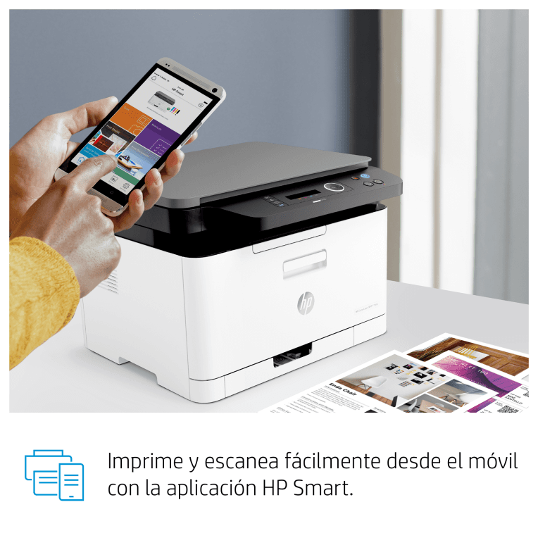Impresora Laser HP Color Laser MFP 178nw Color miniatura 7