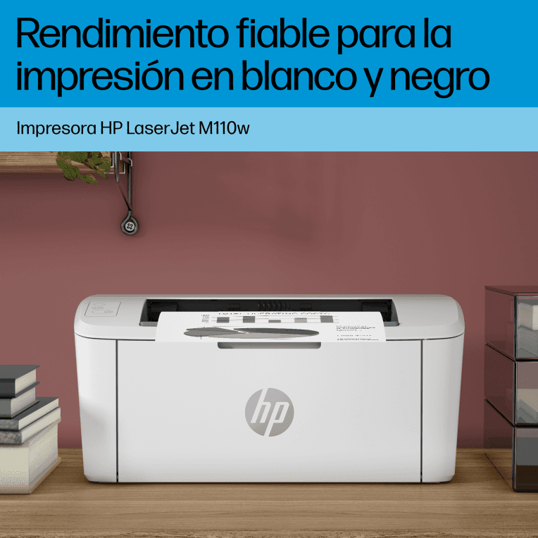Impresora Laser HP LaserJet M110w Sfp Negro miniatura 8