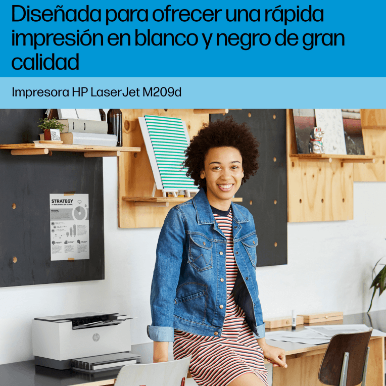 Impresora Laser HP LaserJet M209D Negro miniatura 7
