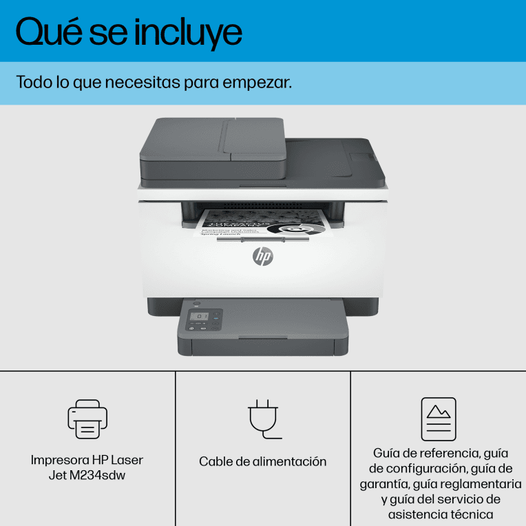Impresora Laser HP LaserJet M234SDW Negro miniatura 6