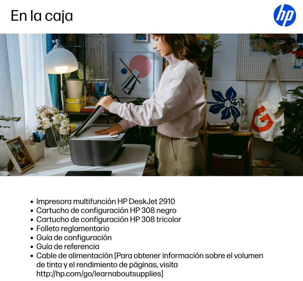 Impresora Multifunción HP 2910 DeskJet Color miniatura 4
